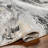 Tess Gray Marble Area Rug - Clearance