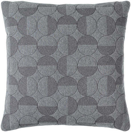 Paniz Charcoal Throw Pillow