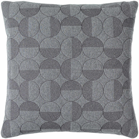 Paniz Charcoal Throw Pillow