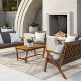 Bridgton White Solid Square Accent Outdoor Pillow - Clearance