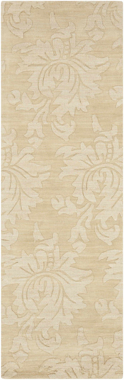 Sophia Yellow Floral Wool Rug - Clearance