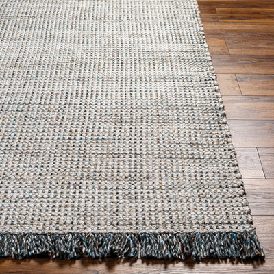 Beige Teal Aron Area Rug