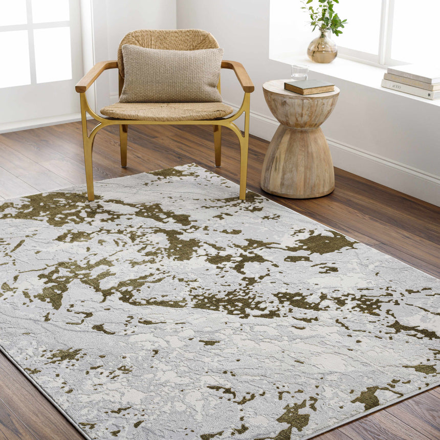 Jaren Light Gray Area Rug - Clearance