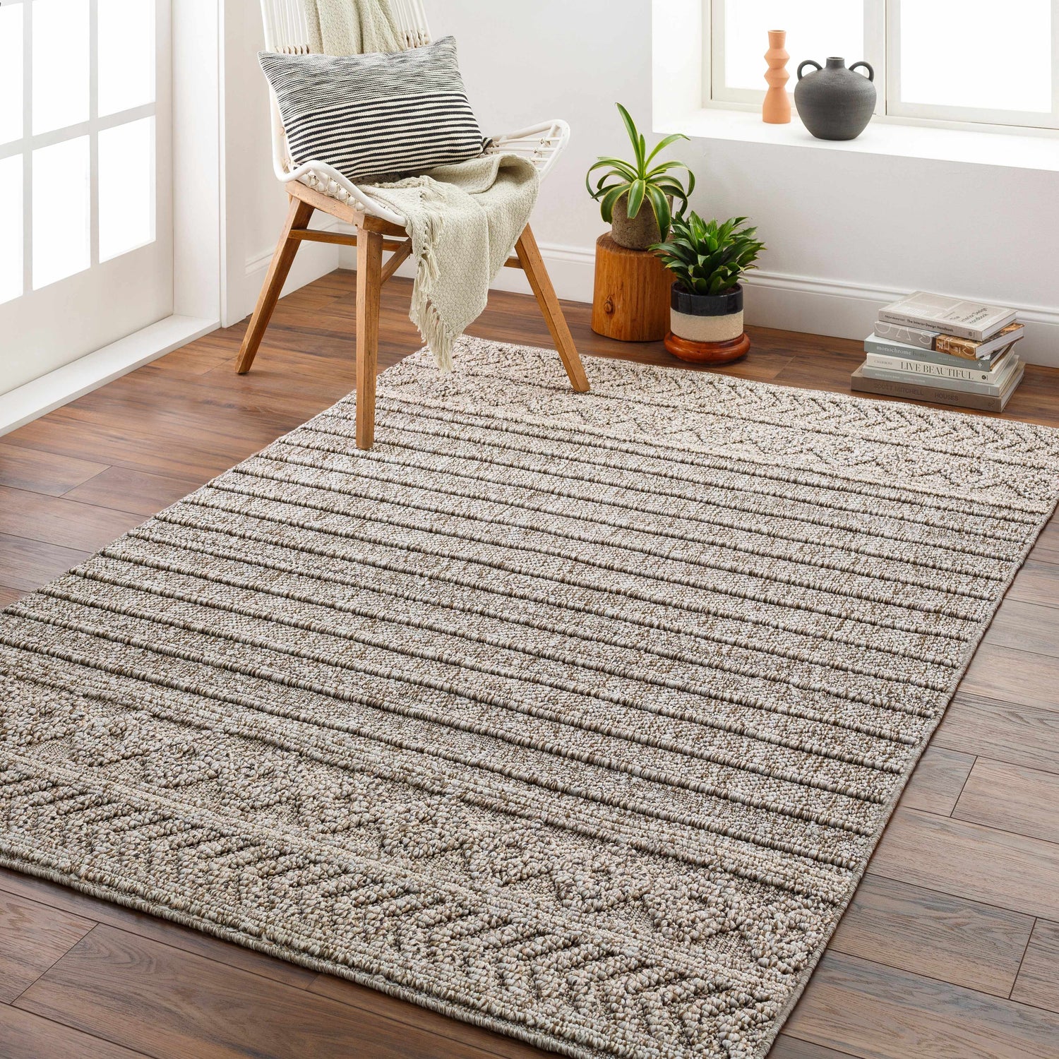 Beige Dekel Area Rug - Clearance