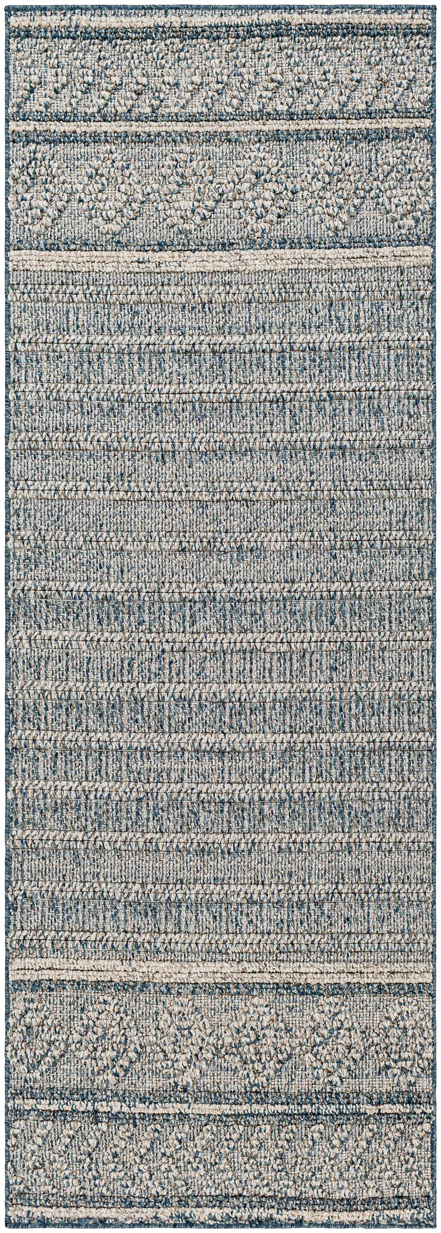 Beige Blue Dekel Area Rug - Clearance
