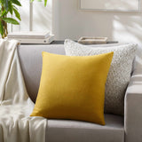 Meabh Mustard Throw Pillow