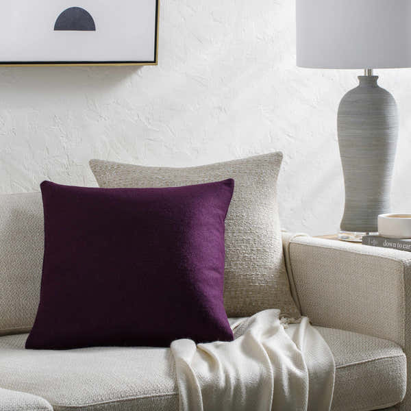 Meabh Plum Throw Pillow - Clearance