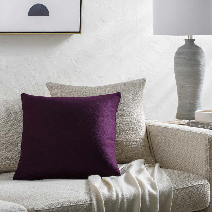 Meabh Plum Throw Pillow - Clearance