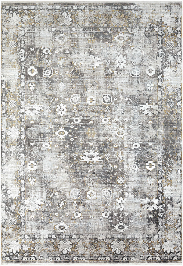 Stambaugh Distressed Viscose Area Rug