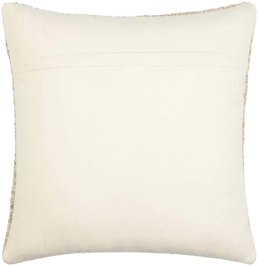Shana Beige Throw Pillow - Clearance