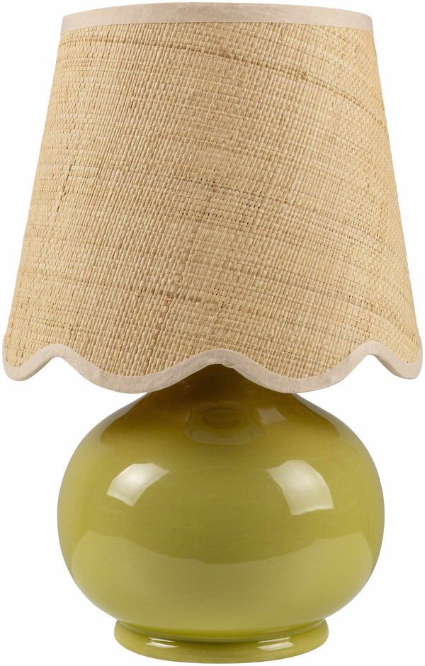 Theisseil Olive Green Table Lamp