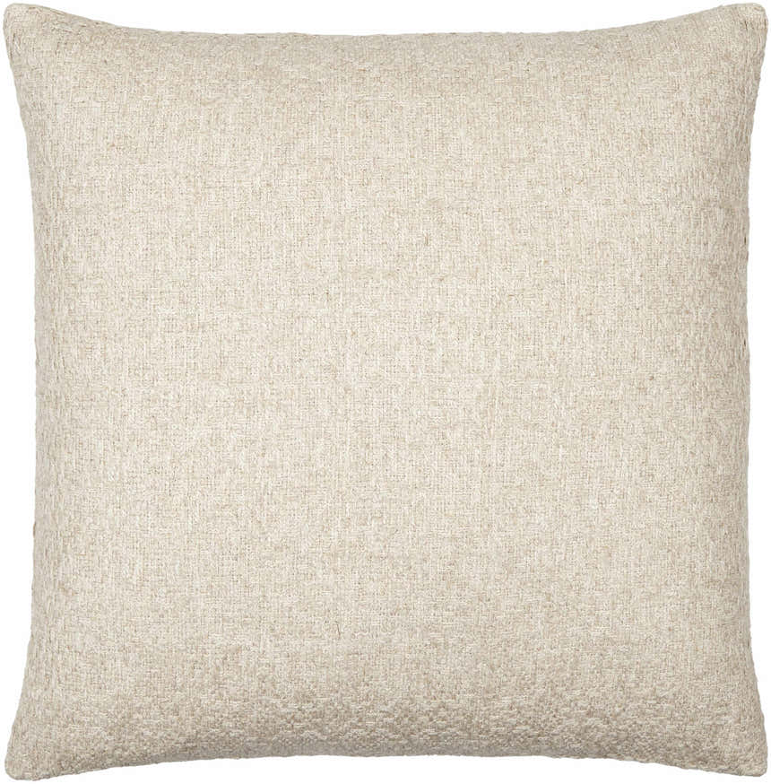 Salas Beige Throw Pillow
