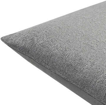 Salas Steel Gray Throw Pillow