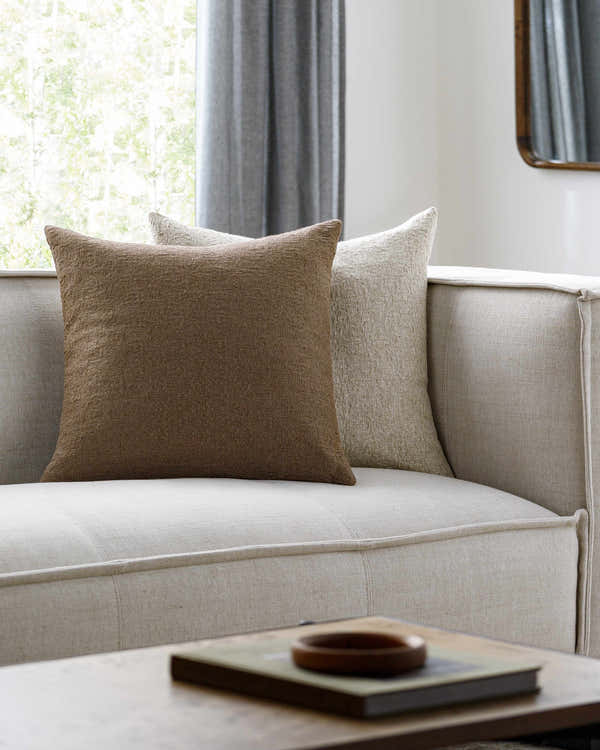 Salas Nutmeg Throw Pillow - Clearance