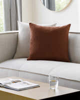 Salas Burnt Orange Throw Pillow - Clearance