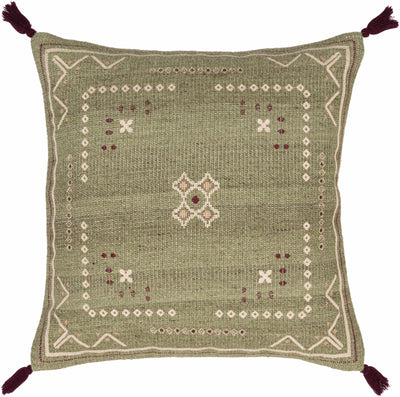 Atuf Olive Throw Pillow - Clearance