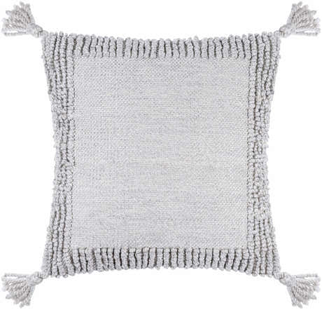 Souma Light Gray Throw Pillow