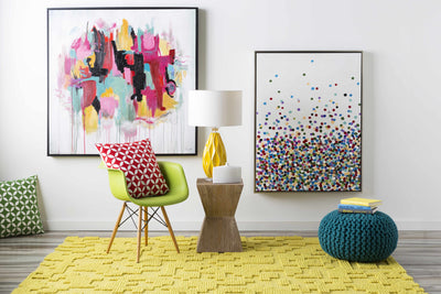 Nelse Multicolor Polka Dot Pattern Wall Art