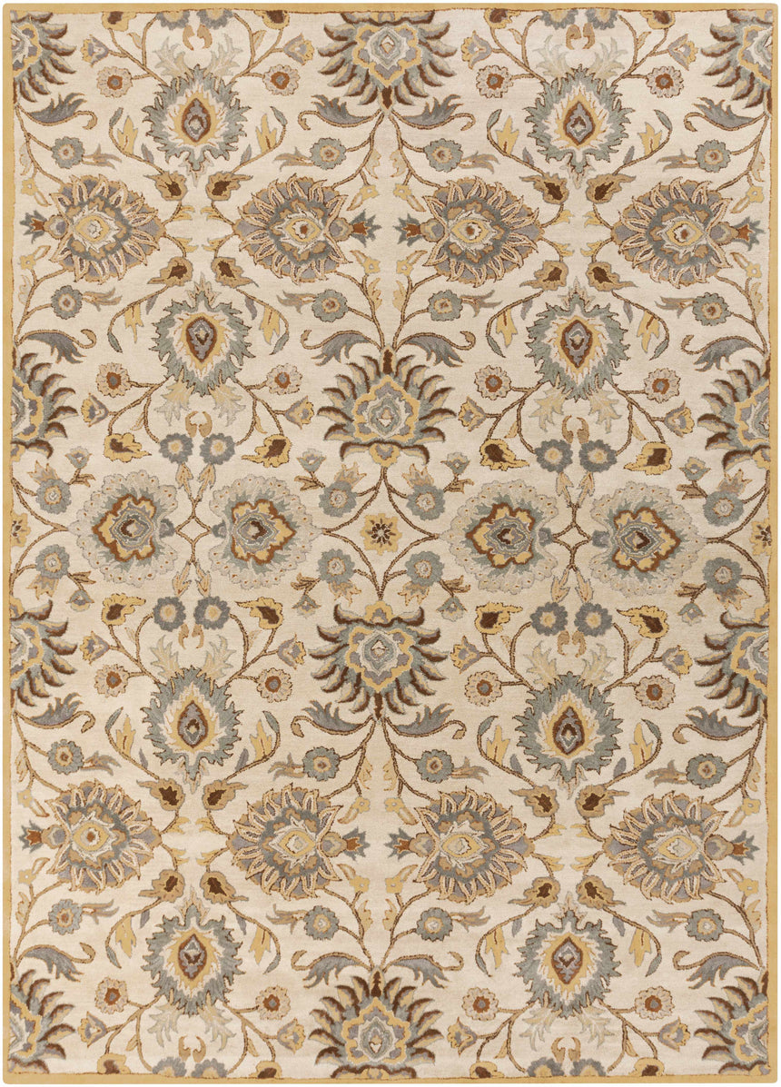 Caesar  Hand Tufted Tan 1012 Wool Rug