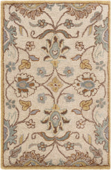 Caesar  Hand Tufted Tan 1012 Wool Rug