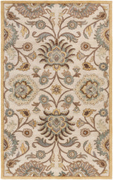 Caesar  Hand Tufted Tan 1012 Wool Rug