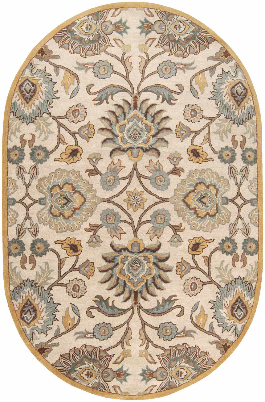 Caesar  Hand Tufted Tan 1012 Wool Rug