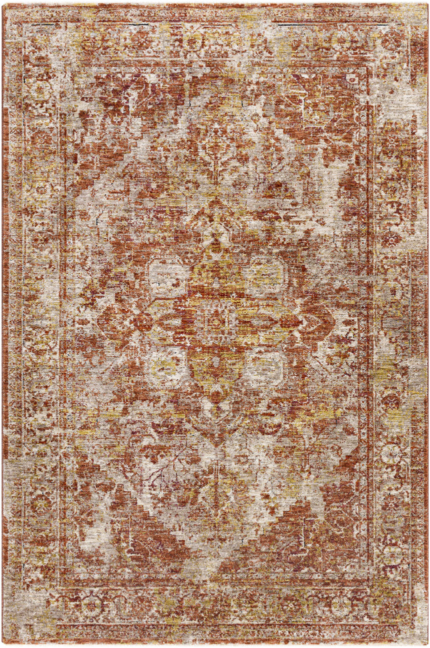 Strathbogie Traditional Red Area Rug
