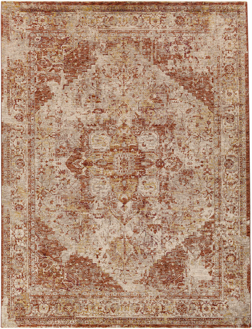 Strathbogie Traditional Red Area Rug