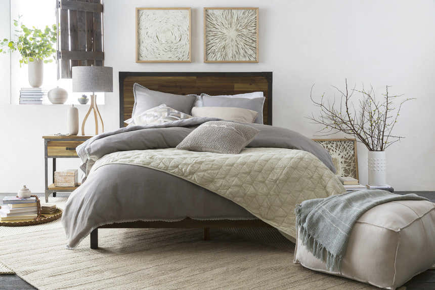 Curlew Modern Geometric Throw Pillow - Clearance