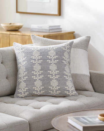 Sanna Blue Throw Pillow