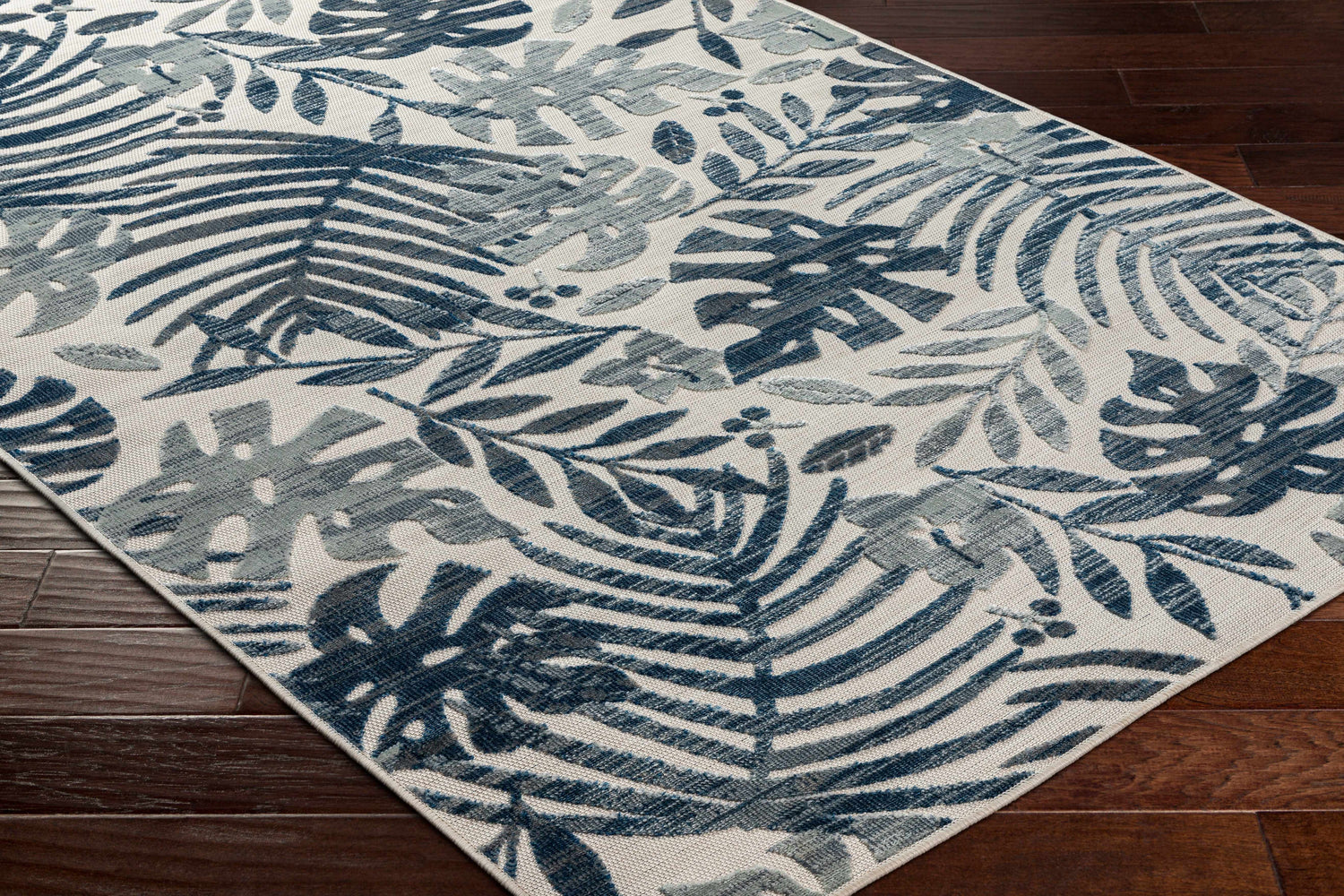 Ekin Navy Indoor & Outdoor Rug - Clearance