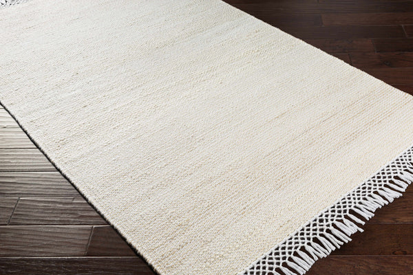 9x12 Hand Woven White Jute Carpet - Clearance