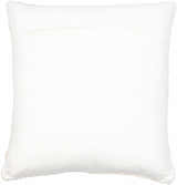 Sumiton White Textured Crochet Cotton Throw Pillow