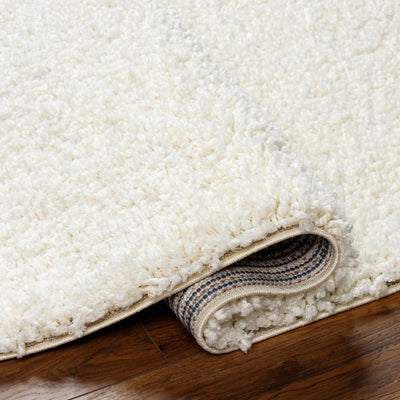 Fews Off White Plush Area Rug