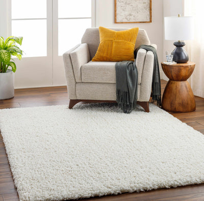 Fews Off White Plush Area Rug