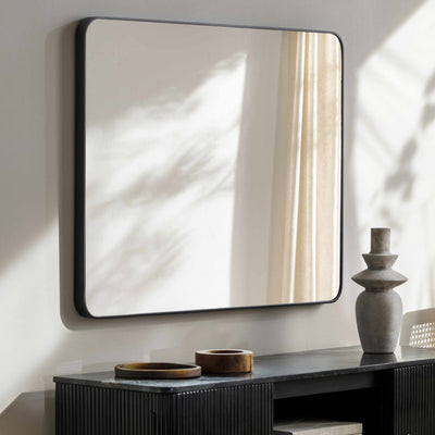 Sustinente Black Carved Mirror