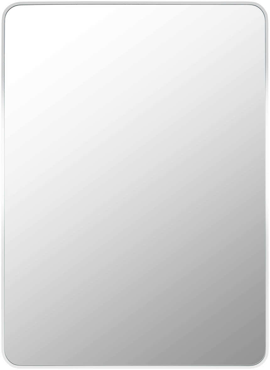 Sustinente White Carved Mirror - Clearance