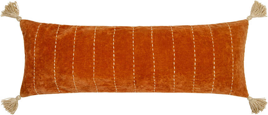 Leane Burnt Orange Lumbar Pillow - Clearance