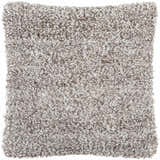 Branor Medium Brown Channeled Texture Modern Polyester Accent Pillow - Clearance