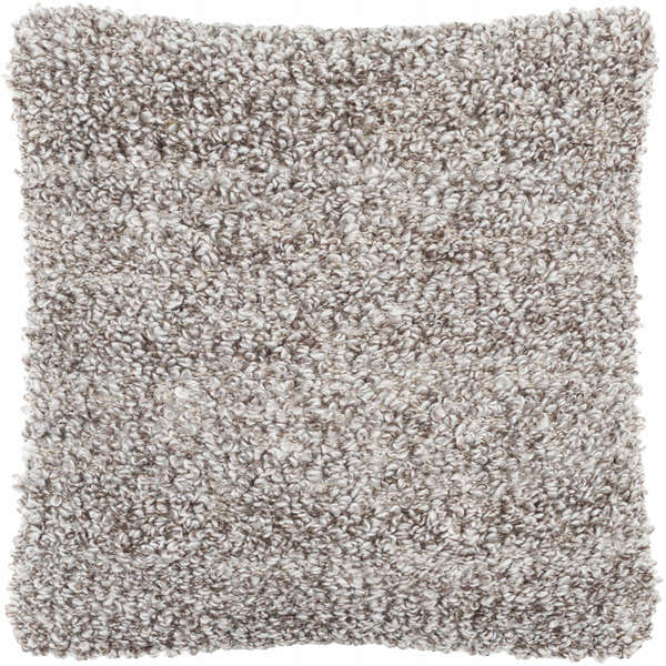 Branor Medium Brown Channeled Texture Modern Polyester Accent Pillow - Clearance