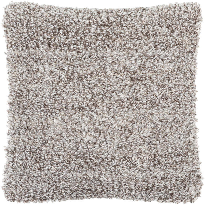 Branor Medium Brown Channeled Texture Modern Polyester Accent Pillow - Clearance