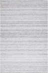 Close-up of the Elke Area Rug, showcasing its gray horizontal stripes and hand-woven texture. Design-Rectangle-576