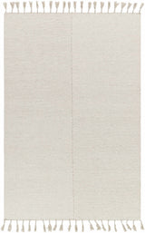 Abhay Cream Wool Area Rug - Clearance
