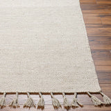 Abhay Cream Wool Area Rug - Clearance