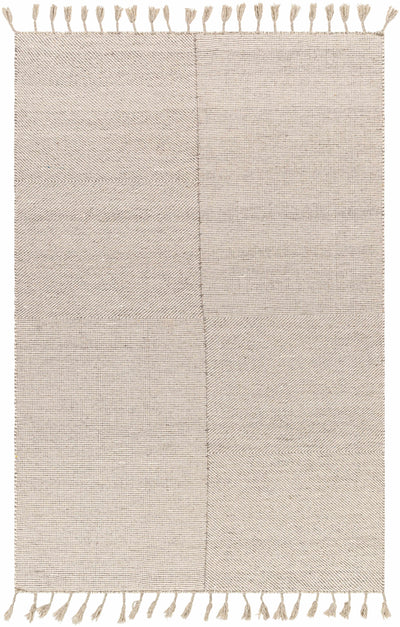 Abhay Beige Wool Area Rug