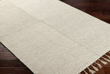 Abhay Beige Wool Area Rug - Clearance