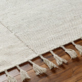 Abhay Beige Wool Area Rug - Clearance