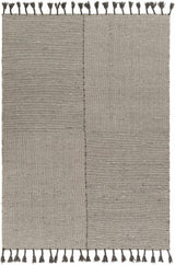 Abhay Gray Wool Area Rug - Clearance