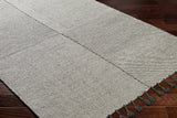 Abhay Gray Wool Area Rug - Clearance