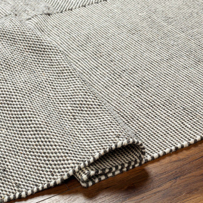 Abhay Gray Wool Area Rug